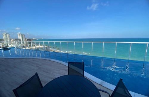 Maceio Apartment | Stúdio, piscina, bicicleta, churrasqueira, restaurante, espaço gourmet, ar central