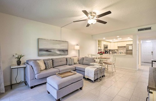 Crescent Beach Apartment | St Augustine Getaway with Porch 1 Block to Beach!