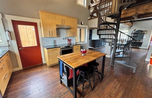 Timnath Condo | Stay at the Original Feed & Grain Building on Main Street in downtown Timnath