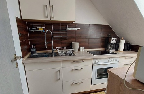Wahren Condo | Stayinn Möckern - 1 Zimmer Apartment mit Balkon für 3 Personen