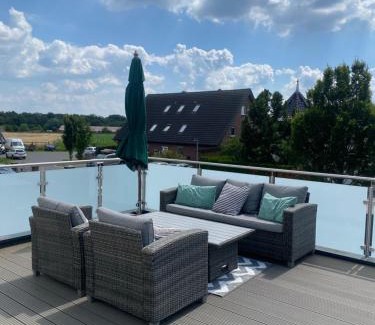 Region Hannover District Apartment | Staylight, Isernhagen Loft, Dachterrasse