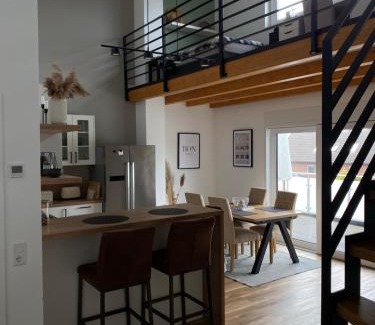 Region Hannover District Apartment | Staylight, Isernhagen Loft, Dachterrasse