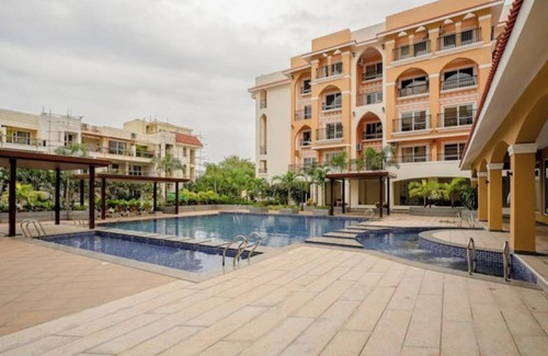 Siolim Apartment | Staymaster Zyric A415 Serviced Apartment Pool