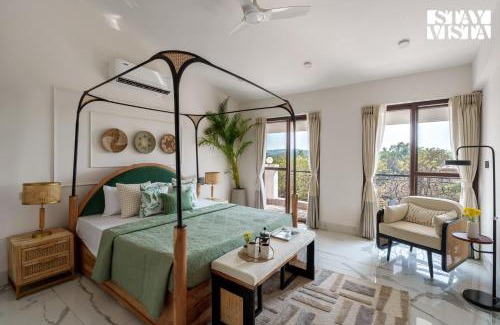 Siolim Villa | StayVista at Casa Ti Amo with WiFi, AC, Pool, BBQ
