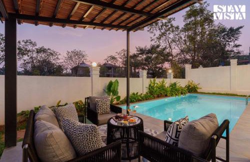 Siolim Villa | StayVista at Casa Ti Amo with WiFi, AC, Pool, BBQ