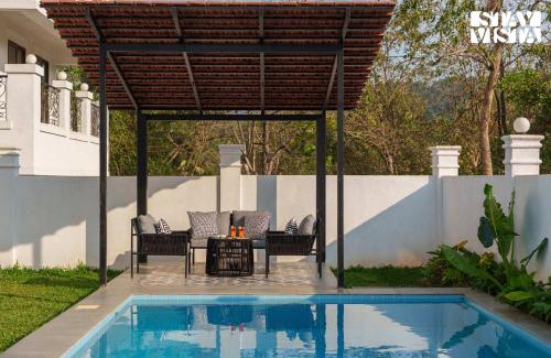 Siolim Villa | StayVista at Casa Ti Amo with WiFi, AC, Pool, BBQ