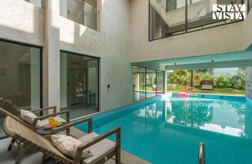 Kihim Villa | StayVista at Sage Villa - Pool, Lawn & WiFi