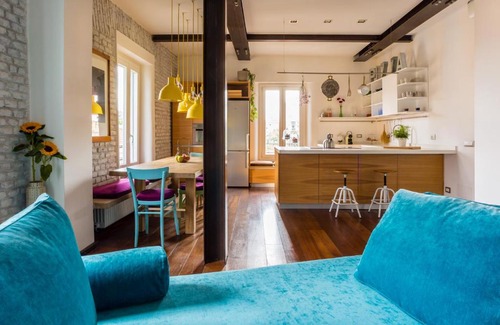 Milan Centre Apartment | Stellar Design 2BR Loft next to Navigli & Duomo
