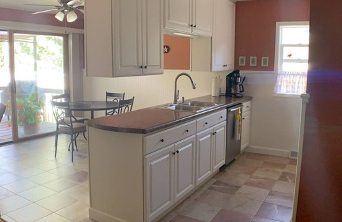 Tomahawk House | Steps from beach, snowmobile trail, boat dock. walking distance to downtown.