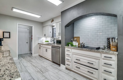 Rowlett House | Steps From The Lake with 5 Bedrooms & 4 Baths, Heated Pool and Hot Tub!