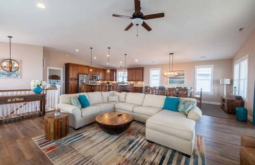 Sea Scape House | Steps to the Sand-Ocean Views-Hot Tub/Heated Pool-Putting Green-Coffee Bar