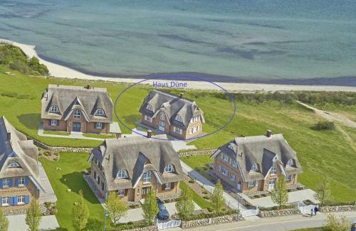 Lobbe Villa | Strandhaus 6 "Düne" in Lobbe mit Meerblick, Kamin, Sauna