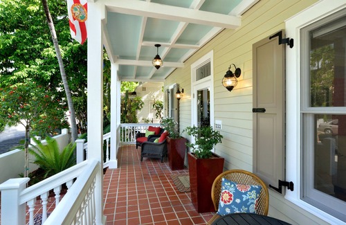 Historic Seaport Condo | STRIPES ~ Delightful Condo w/Shared Pool in the Heart of Old Town Key West!