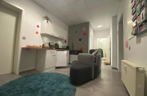 Zentrum-Ost Apartment | Studio 2 mit Gemeinschaftsräumen, Tiefgarage