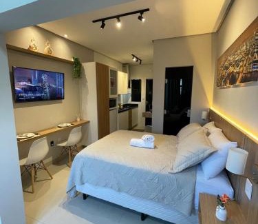 Jardim Palmeiras Apartment | Studio 202 - aconchego em Moc - ar-cond e Wi-Fi