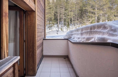 Armentarola Apartment | Studio Apartment “Ciasa ai Pini 208” near Ski Lifts with Mountain View Garden & Sauna