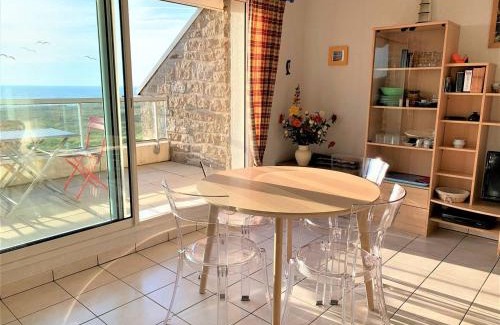 Quiberon Apartment | Studio cabine cosy à Quiberon avec vue mer et garage - FR-1-478-184