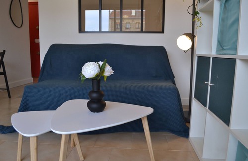 Les Lilas Apartment | Studio + Espace Nuit - Les Lilas. Calme. Balcon. 33 M² Cuisine, Salle de Bain
