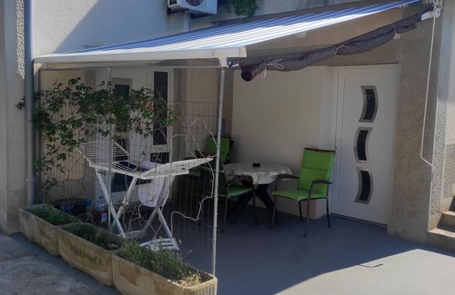 Punat Apartment | Studio flat with terrace Punat, Krk (AS-5410-a)