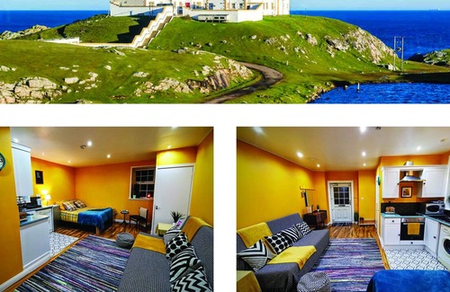 Thurso Apartment | Studio in Strathy Point Lighthouse with sea view