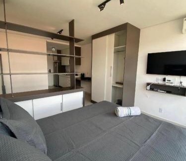 Sao Lourenco Apartment | Studio lindo com ar condicionado e piscina - Bela Vita - 104