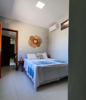 Trairi Villa | Studio pé na areia com 2 quartos, sala e cozinha