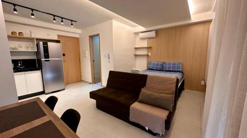 Centro Apartment | Studio Super Luxo com ar condicionado vaga piscina academia coworking etc