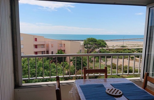 Montpellier Apartment | Studio Tout Équipé vue mer à 50m de la Plage