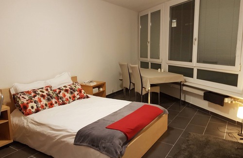 Downtown Geneva Apartment | STUDIO WITH VIEW OF LAKE GENEVA