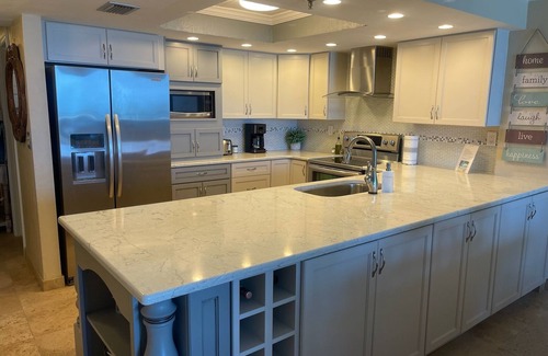 New Smyrna Beach Condo | Stunning direct ocean front 2 bedroom unit! Fully equipped and all remodeled!