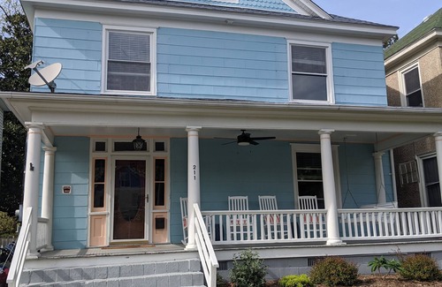 Cape Charles House | Stunning Historic Home Two Blocks from Beach, Town & Central Park