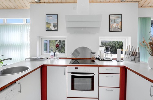Oster Somarken House | Stunning home in Aakirkeby with sauna