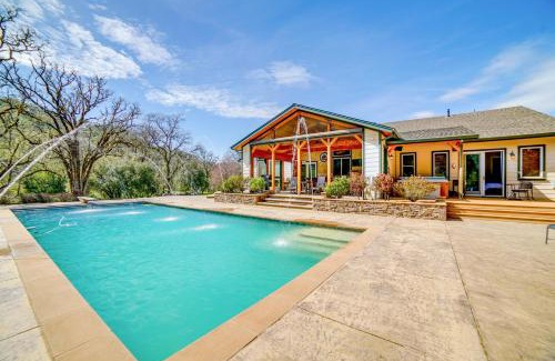 California Wine Country Villa | Stunning Hopland Vacation Rental with Pool and Hot Tub
