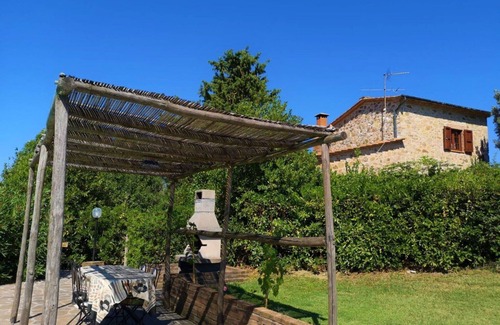 Pomarance Villa | Stunning private villa with WIFI, private pool, A/C, TV, patio, pets allowed and panoramic view