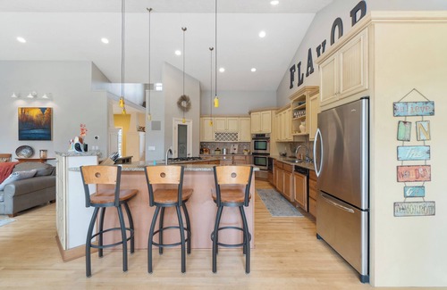 Brooklyn House | Stunning lake access home just steps from renowned Clarklake with two dock slips