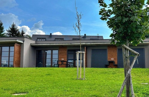 Ricky v Orlickych horach House | Stunning private villa for 4 people with WIFI, TV, terrace, panoramic view and parking