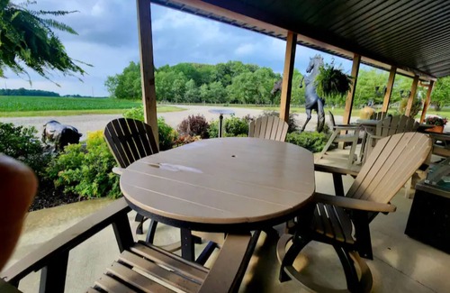New Lisbon House | Stunning, unique, and secluded barndominium. Walking trails, wildlife, & quiet