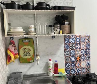 Umarizal Apartment | Suíte com cozinha em área nobre