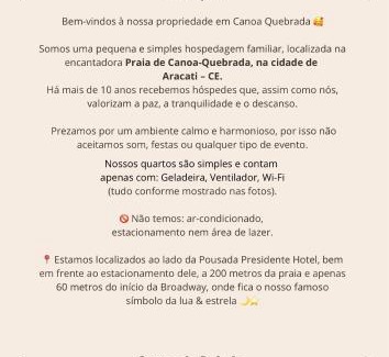 Canoa Quebrada House | Suítes D'Belinha