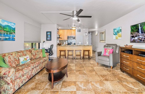Kihei Condo | Sugar Beach 102 Gorgeous Remodeled Home Beachfront Condo Home
