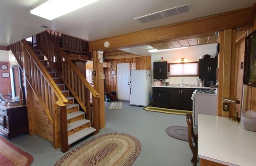 Sault Ste. Marie Cabin | Sugar Island, Michigan: Waterfront cabin with beautiful sunsets and beach.