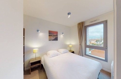 Bray-Dunes House | Suite for 4 people with one room with a double bed & one bunk bed
