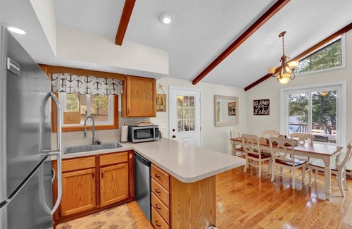 Gouldsboro Cabin | Summer cabin w/Private Beach in Big Bass Lake resort community