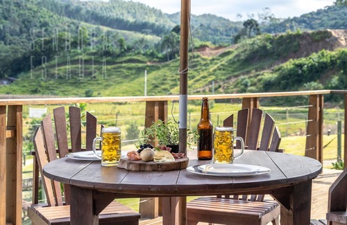 Aguas Mornas House | Summer Paradise: Jacuzzi, Pool, and Comfort