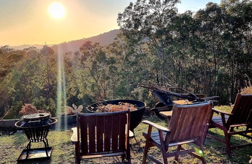 Bonogin House | Sunrises & Ocean views on the horizon, pet friendly,fire pit, relax.