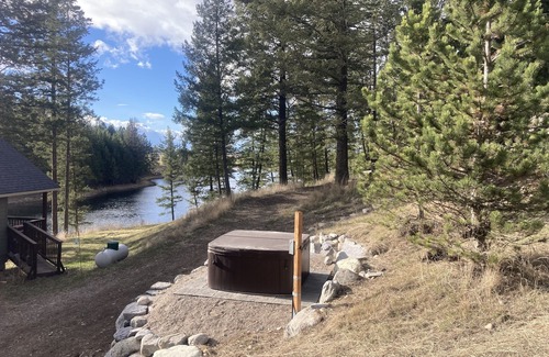 Bigfork Apartment | Sunset over the pond, minutes from down town, hot tub included
