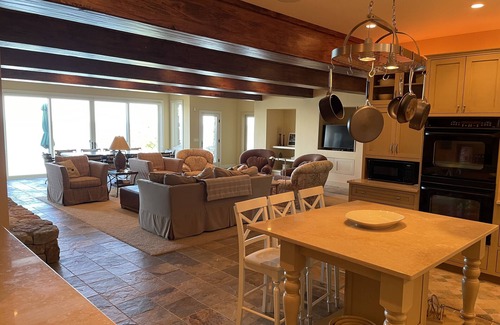 Lake Leelanau House | Sunset Views on Lake Michigan Beach - perfect for large family gatherings!