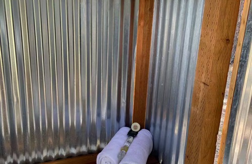 Goldendale Cottage | Sunshine Cottage/Tiny Home Private Outdoor Shower