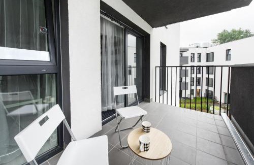 Mokotow Apartment | SuperApart Augustówka 73 "Sleek 1BR Home with Balcony & Pet-Friendly"