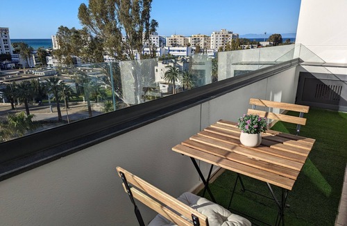 Malabata Apartment | Superb 2BR & 2BA with Seaview in the heart of Tangier